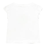 Mayoral T-Shirt Girocollo Tinta Unita con Stampa per Neonata 1081 BIANCO MAYORAL 