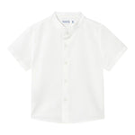 Mayoral Camicia Tinta Unita Mezza Manica per Neonato 1110 BIANCO MAYORAL 