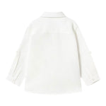 Mayoral Camicia Manica Lunga Tinta Unita per Neonato 1116X BIANCO MAYORAL 