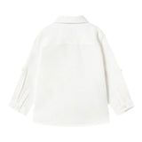 Mayoral Camicia Manica Lunga Tinta Unita per Neonato 1116X BIANCO MAYORAL 