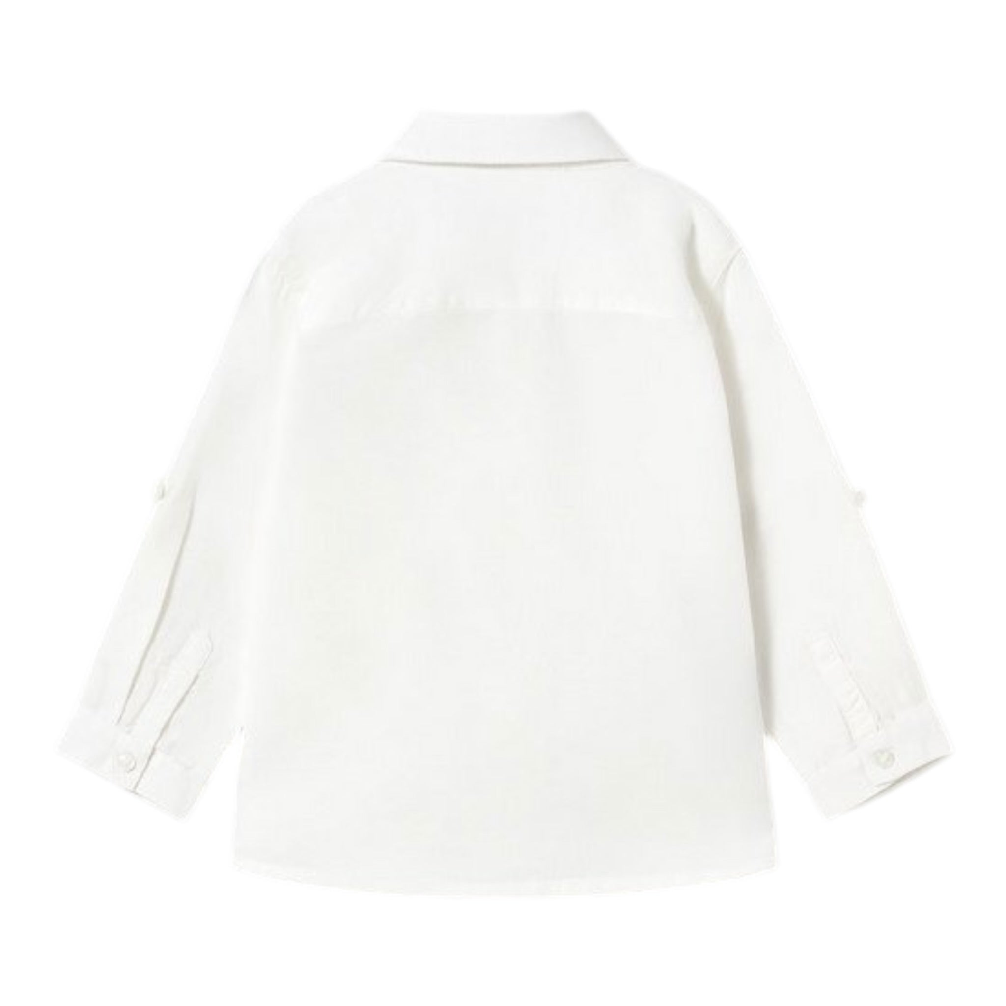 Mayoral Camicia Manica Lunga Tinta Unita per Bambino 1116XJ BIANCO MAYORAL 