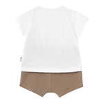 Mayoral Completo 2 Pezzi T-Shirt-Bermuda per Neonato 1206 BIANCO MAYORAL 