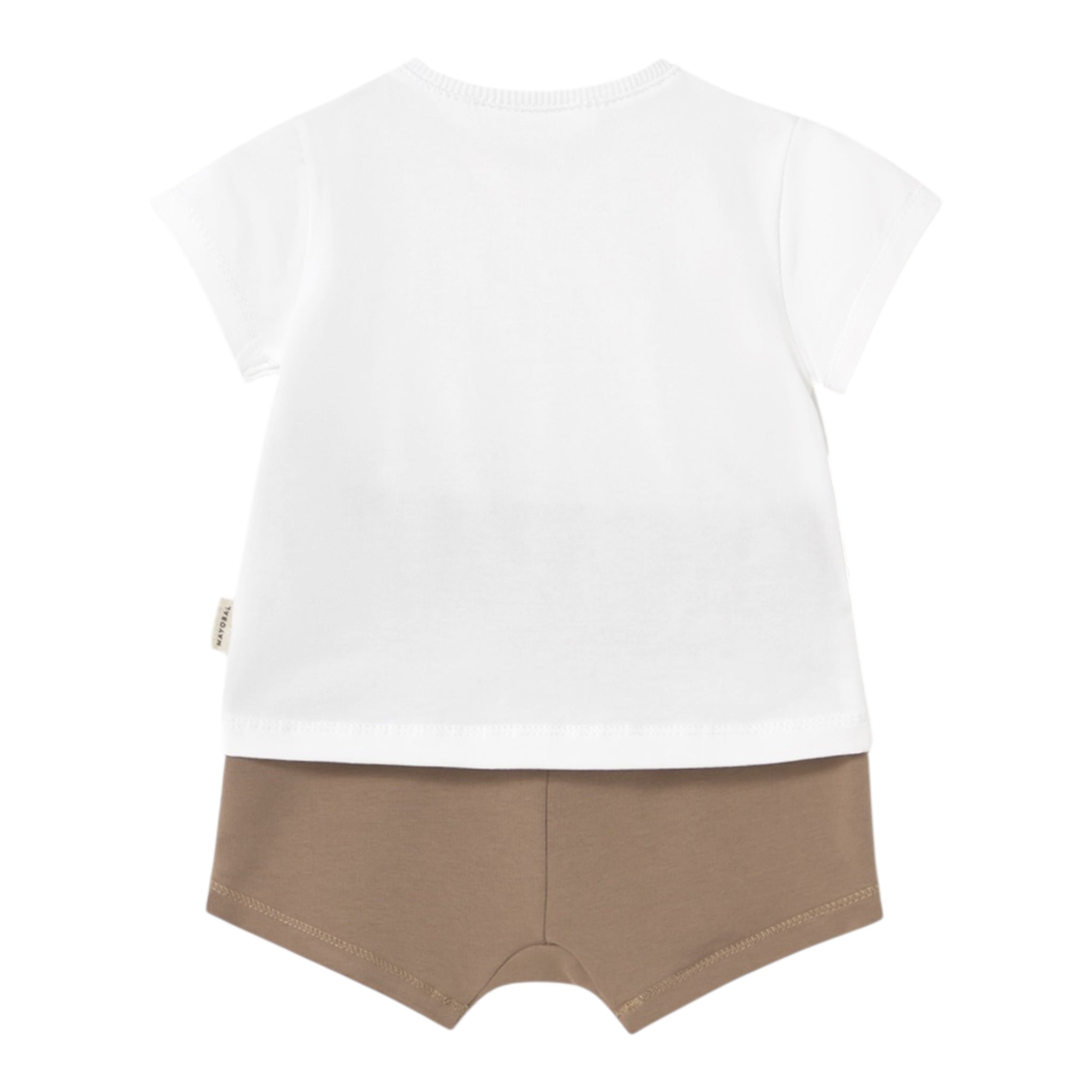 Mayoral Completo 2 Pezzi T-Shirt-Bermuda per Neonato 1206 BIANCO MAYORAL 