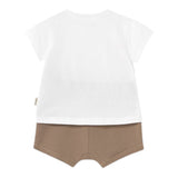 Mayoral Completo 2 Pezzi T-Shirt-Bermuda per Neonato 1206X BIANCO MAYORAL 