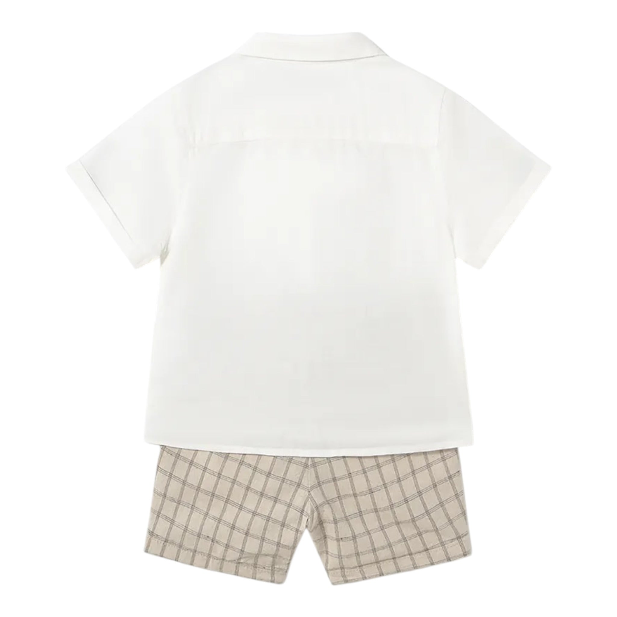 Mayoral Completo 2 Pezzi Camicia-Bermuda per Neonato 1251 BIANCO MAYORAL 