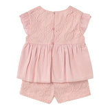Mayoral Completo 2 Pezzi Camicia-Short Tinta Unita per Neonata 1261 ROSA MAYORAL 