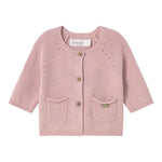 Mayoral Cardigan Tinta Unita Traforato per Neonata 1307 ROSA MAYORAL 