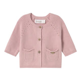 Mayoral Cardigan Tinta Unita Traforato per Neonata 1307 ROSA MAYORAL 
