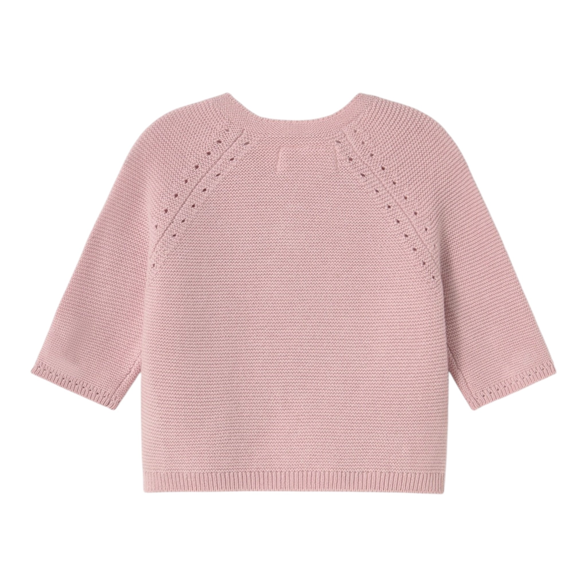 Mayoral Cardigan Tinta Unita Traforato per Neonata 1307 ROSA MAYORAL 