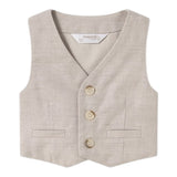 Mayoral Gilet Tinta Unita per Neonato 1394XX BEIGE MAYORAL 