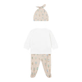 Mayoral Completo 3 Pezzi Ghettina-Shirt-Cappello per Neonato 1532 BEIGE MAYORAL 