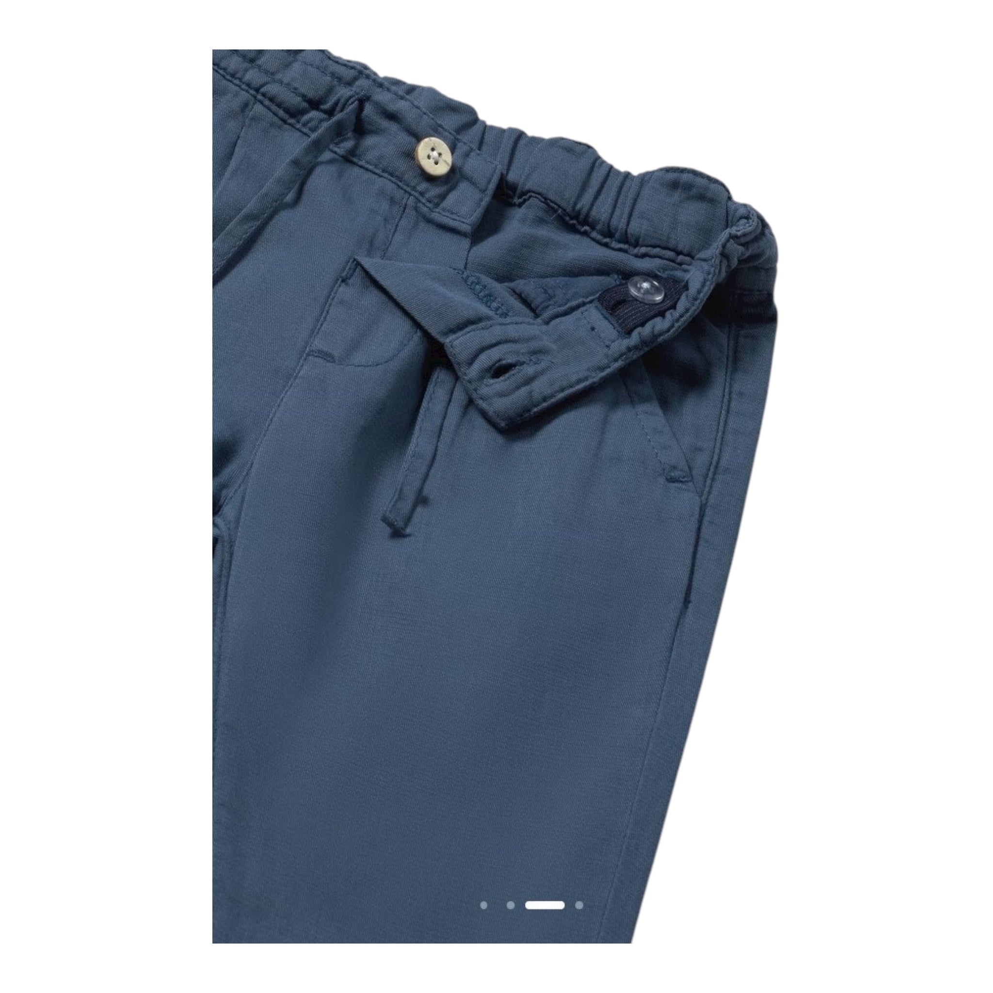 Mayoral Pantalone Tinta Unita con Elastico In Vita per Neonato 1580 PETROLIO MAYORAL 