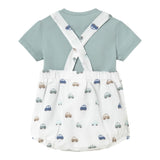 Mayoral Completo 2 Pezzi T-Shirt-Pagliaccetto per Neonato 1608 BIANCO MAYORAL 