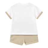 Mayoral Completo 2 Pezzi T-Shirt-Short per Neonata 1610 BIANCO MAYORAL 