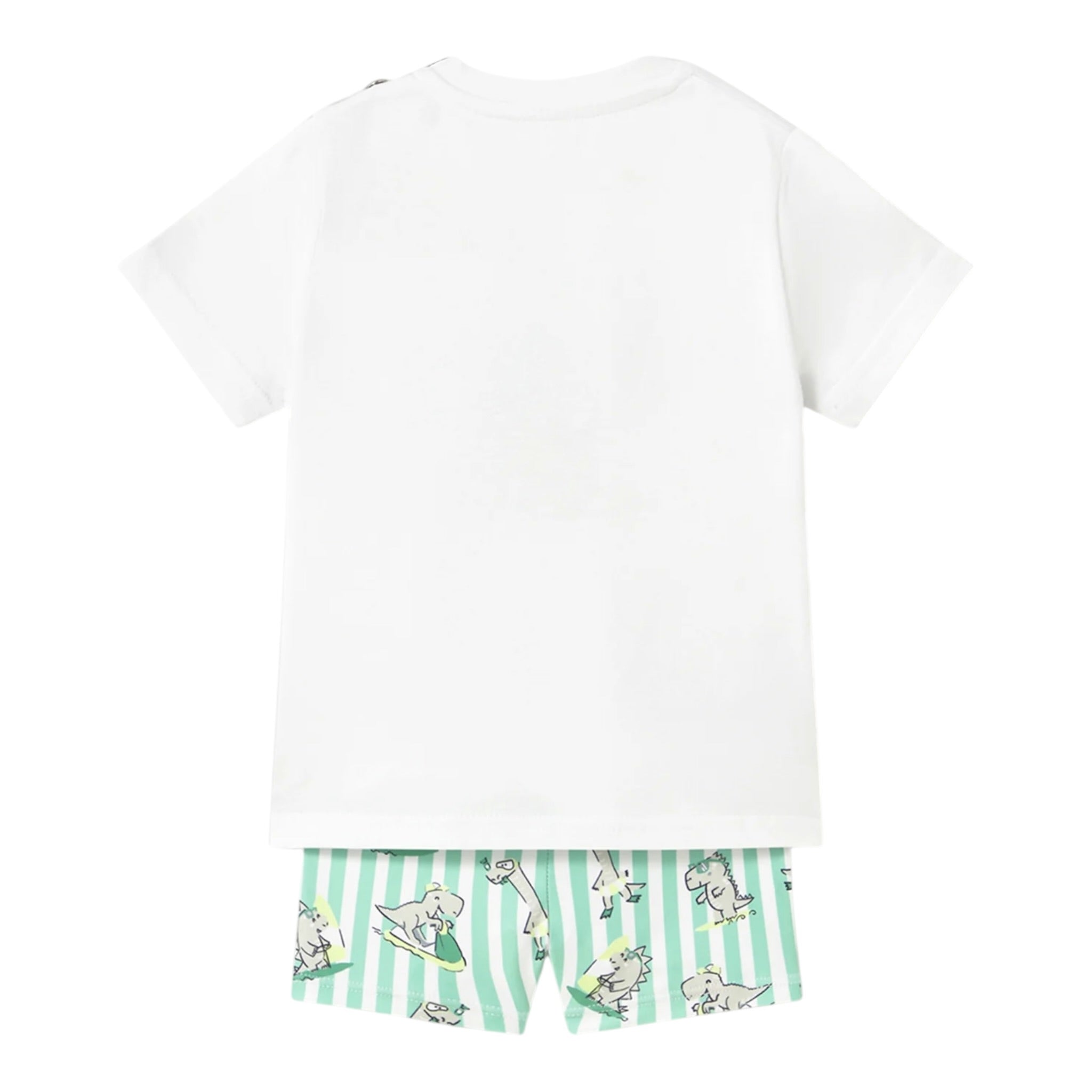 Mayoral Completo 2 Pezzi T-Shirt-Bermuda per Neonato 16488 BIANCO MAYORAL 