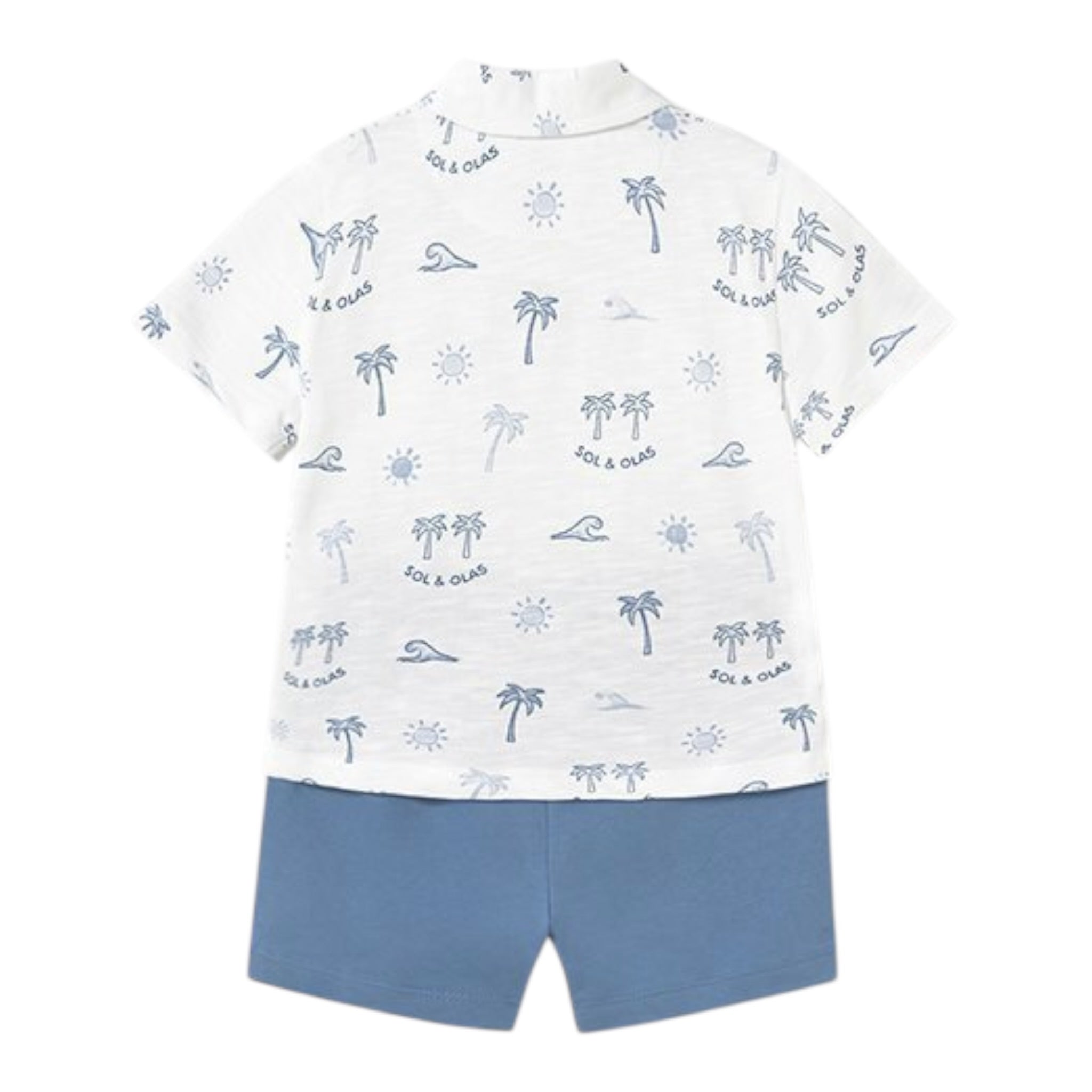 Mayoral Completo 2 Pezzi Polo-Bermuda per Neonato 1657 BIANCO MAYORAL 