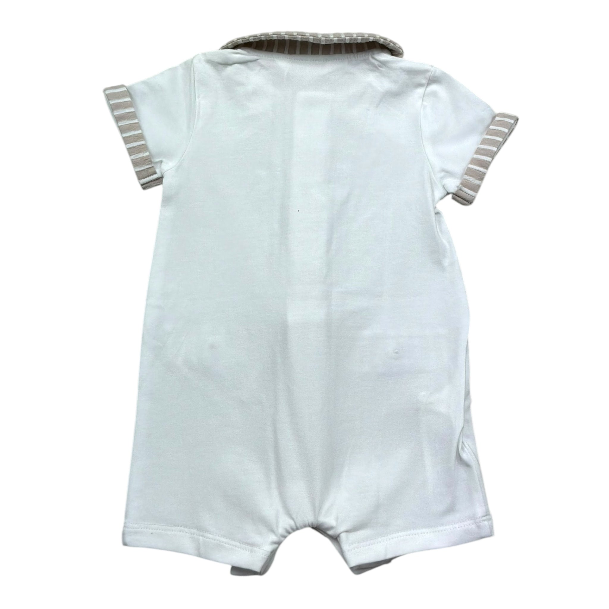 Mayoral Set Pagliaccetti Bicolore per Neonato 1705 BIANCO/BEIGE MAYORAL 