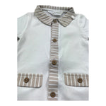 Mayoral Set Pagliaccetti Bicolore per Neonato 1705 BIANCO/BEIGE MAYORAL 