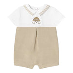 Mayoral Set 2 Pagliaccetti Bicolore per Neonato 1705X BIANCO/BEIGE MAYORAL 