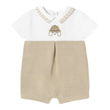 Mayoral Set 2 Pagliaccetti Bicolore per Neonato 1705X BIANCO/BEIGE MAYORAL 