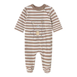 Mayoral Set 2 Tutina Manica Lunga Fantasia A Righe per Neonato 1709X BIANCO/BEIGE MAYORAL 
