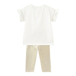 Mayoral Completo 2 Pezzi T-Shirt-Leggins per Neonata 173486 BIANCO MAYORAL 