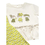 Mayoral Completo 2 Pezzi T-Shirt-Leggins per Neonata 1735 BIANCO/VERDE MAYORAL 