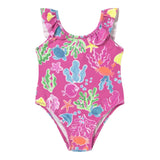 Mayoral Costume Intero tinta unita con Stampa Fuxia per Neonata 1742XX FUXIA MAYORAL 