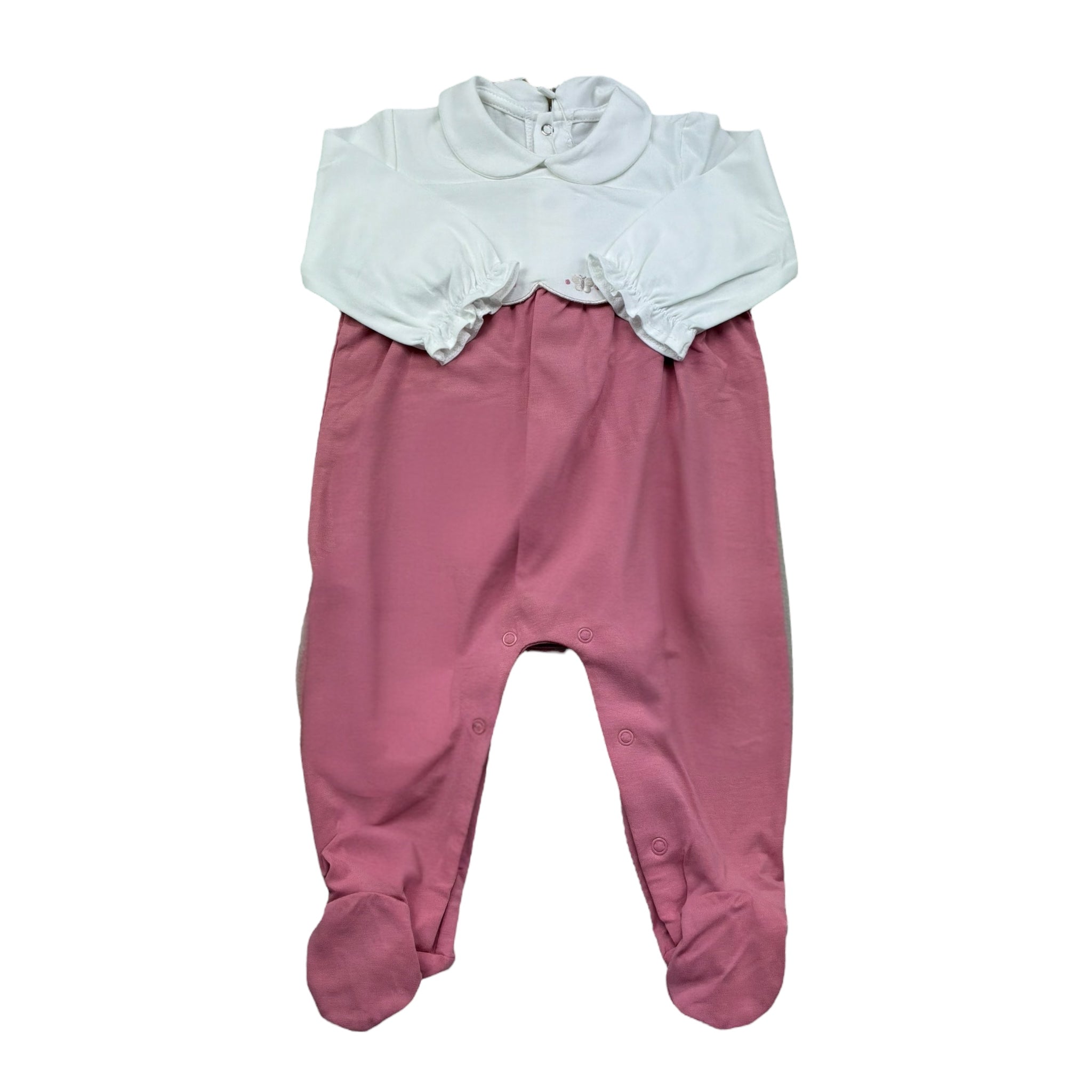 Mayoral Set 2 Tutine Bicolore per Neonata 175156 BIANCO/ROSA MAYORAL 
