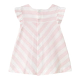Mayoral Abito Mezza Manica Fantasia A Righe per Neonata 1847 BIANCO/ROSA MAYORAL 