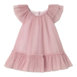 Mayoral Abito Giromanica Tinta Unita con Tulle per Neonata 1850XX ROSA MAYORAL 