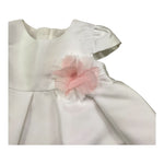 Mayoral Abito Cerimonia Tinta Unita con Culotte per Neonata 1861 BIANCO MAYORAL 