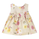 Mayoral Abito Giromanica Tinta Unita con Stampa Fiori per Neonata 1863 BEIGE MAYORAL 