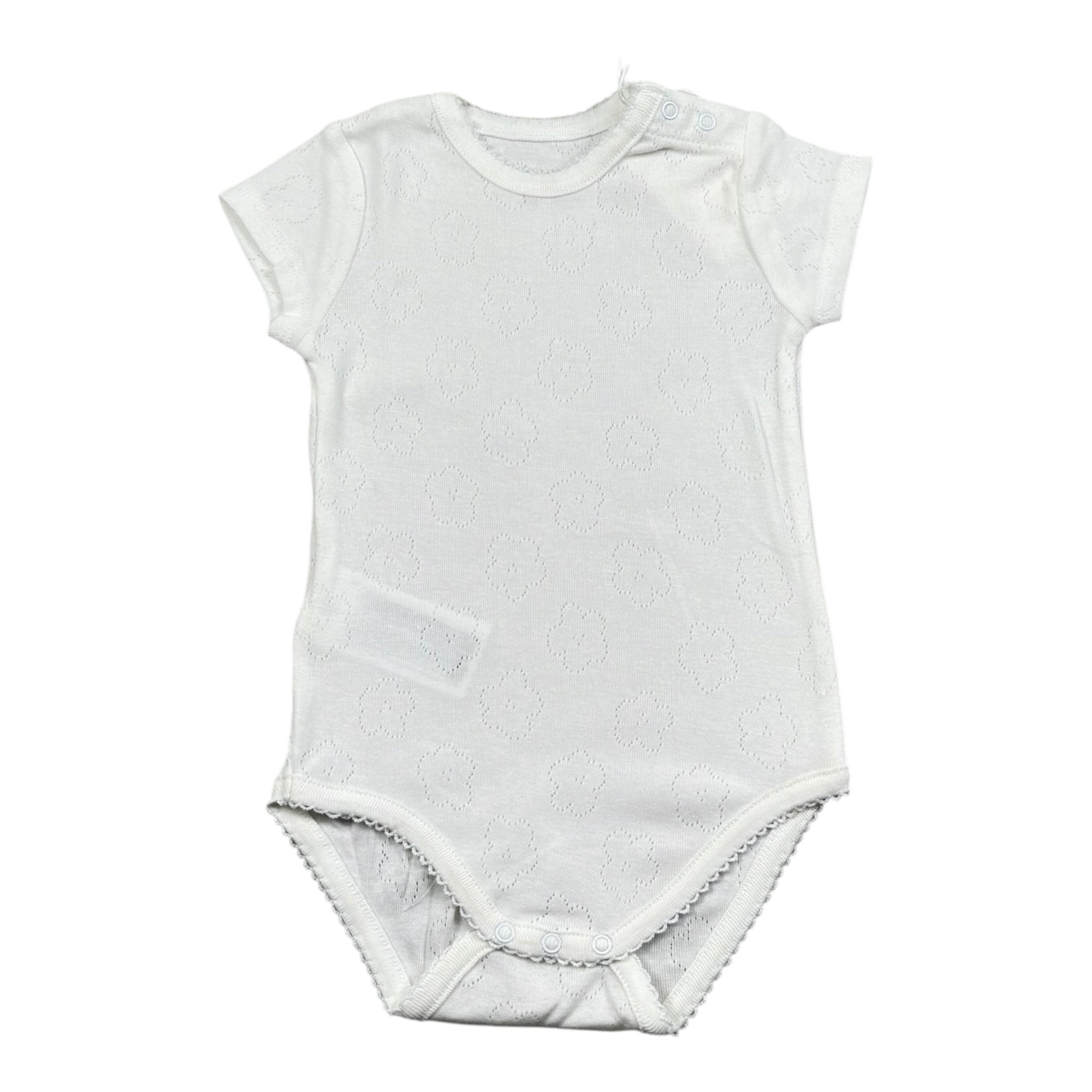 Mayoral Body Tinta Unita Mezza Manica per Neonata 191 BIANCO MAYORAL 