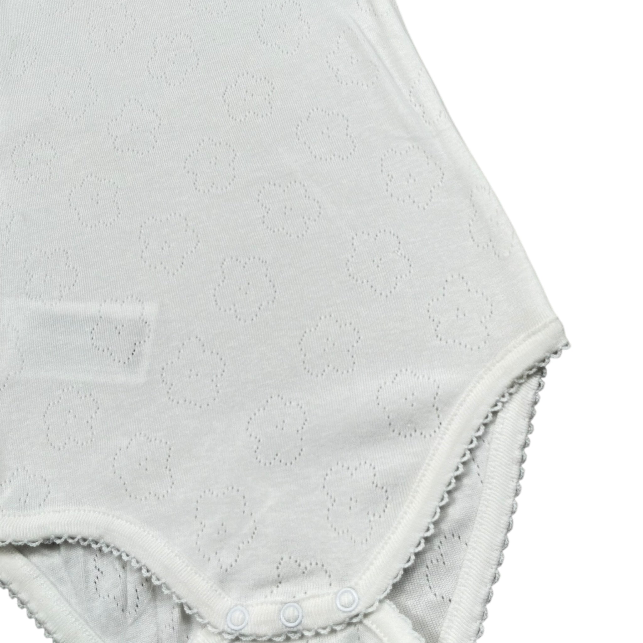 Mayoral Body Tinta Unita Mezza Manica per Neonata 191 BIANCO MAYORAL 