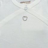 Mayoral Body Mezza Manica Tinta Unita per Neonato 2707M BIANCO MAYORAL 