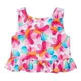 Mayoral Top Giromanica Fantasia Fiori per Neonata 3023X BIANCO MAYORAL 