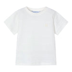 Mayoral T-Shirt In Maglia Girocollo Tinta Unita per Bambino 3028 BIANCO MAYORAL 