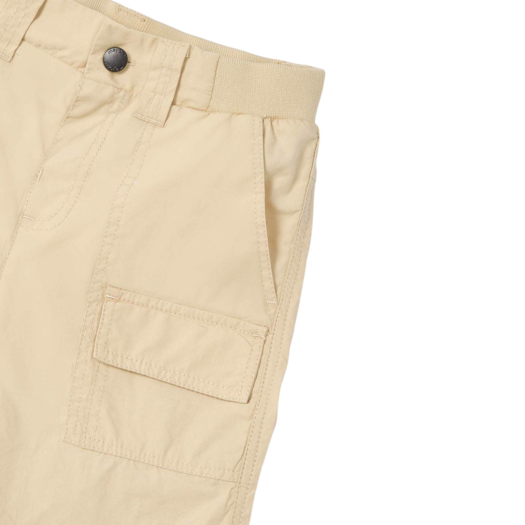 Mayoral Bermuda tinta unita con Elastico In Vita Beige per Bambino 3223 BEIGE MAYORAL 