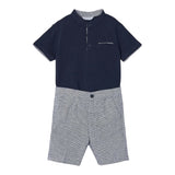 Mayoral Completo 2 Pezzi T-Shirt-Bermuda per Bambino 3282 BLU MAYORAL 