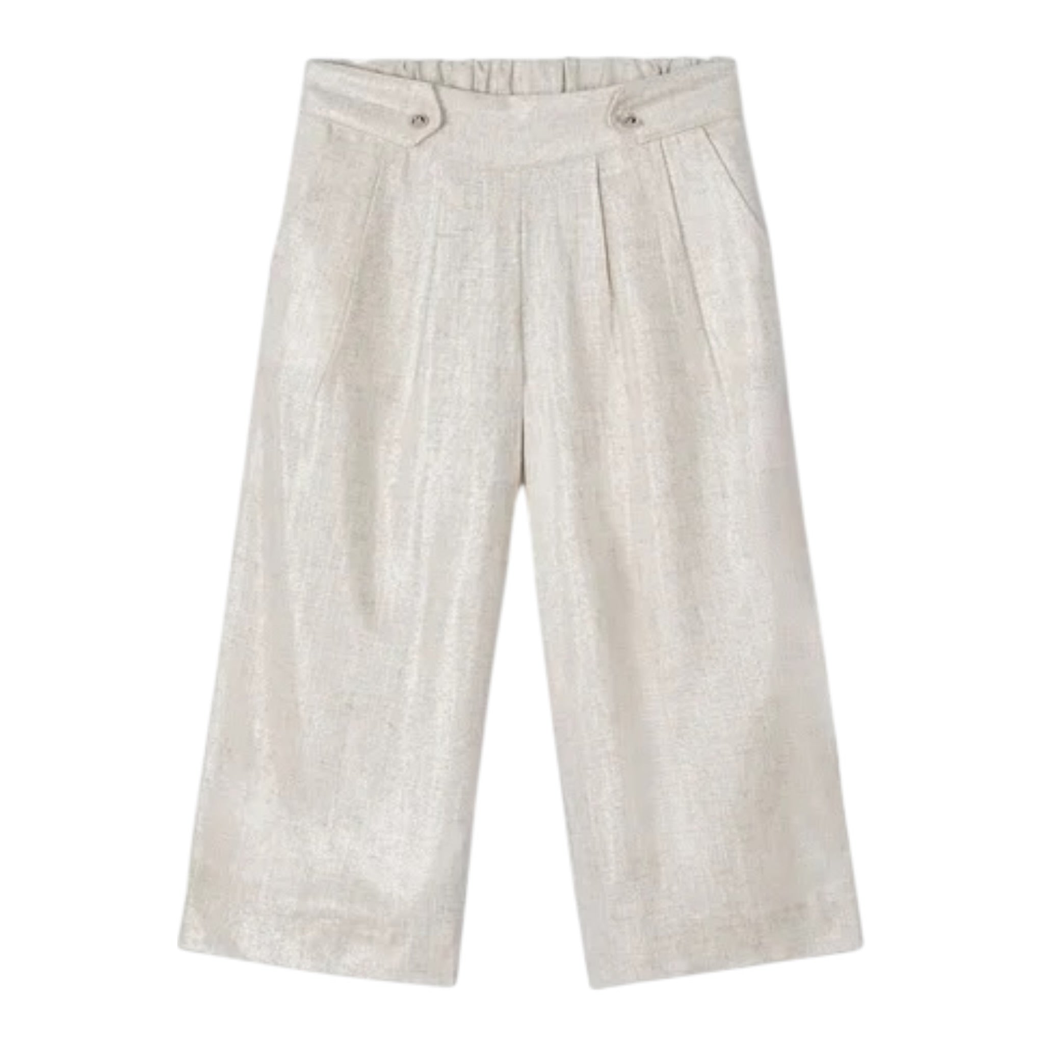 Mayoral Pantalone Tinta Unita Modello A Palazzo per Bambina 3551 BEIGE MAYORAL 