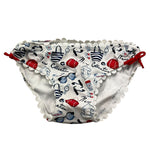 Mayoral Costume Mutandina Tinta Unita con Stampe In Contrasto per Bambina 3604A BIANCO MAYORAL 