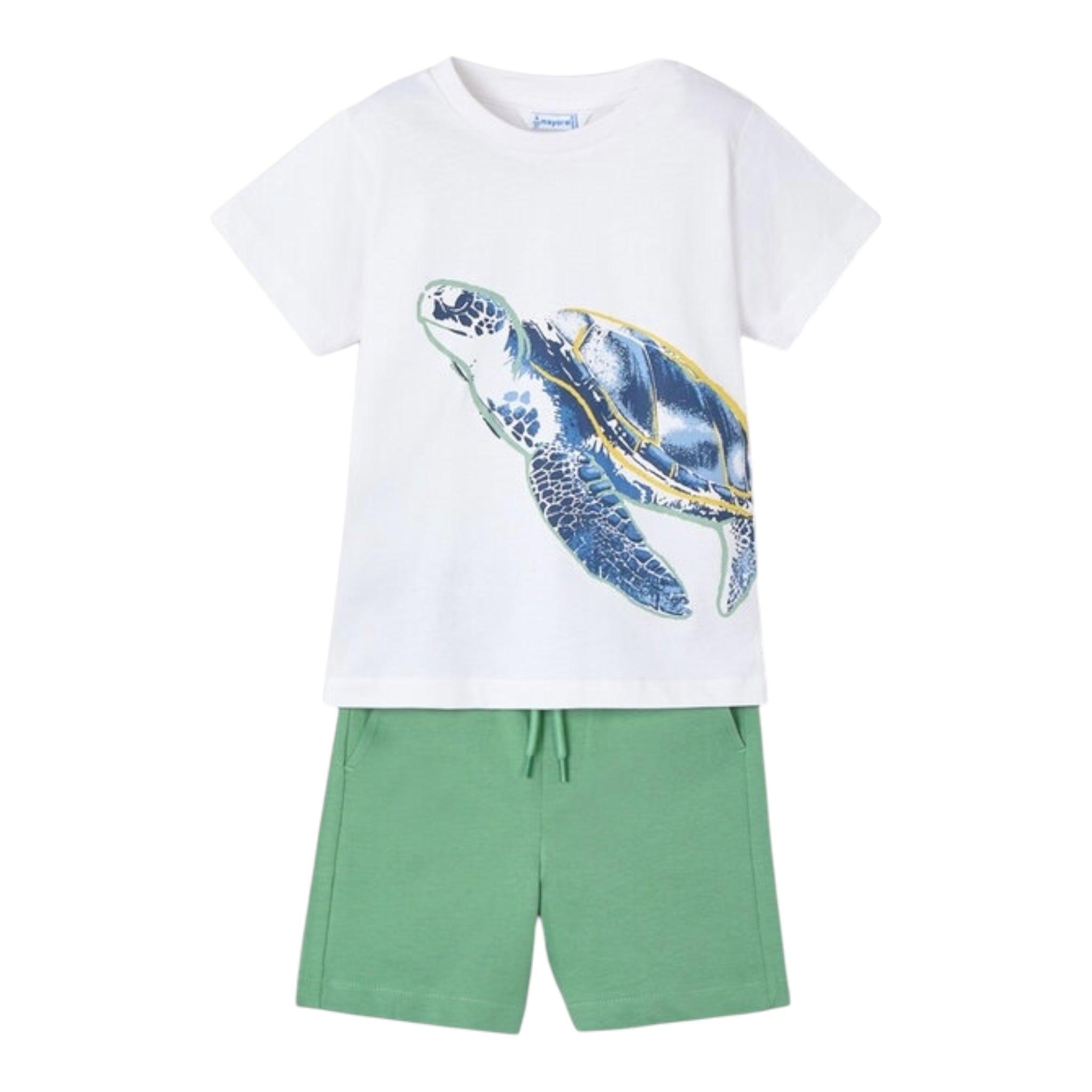 Mayoral Completo 2 Pezzi T-Shirt-Bermuda per Bambino 3609 BIANCO MAYORAL 