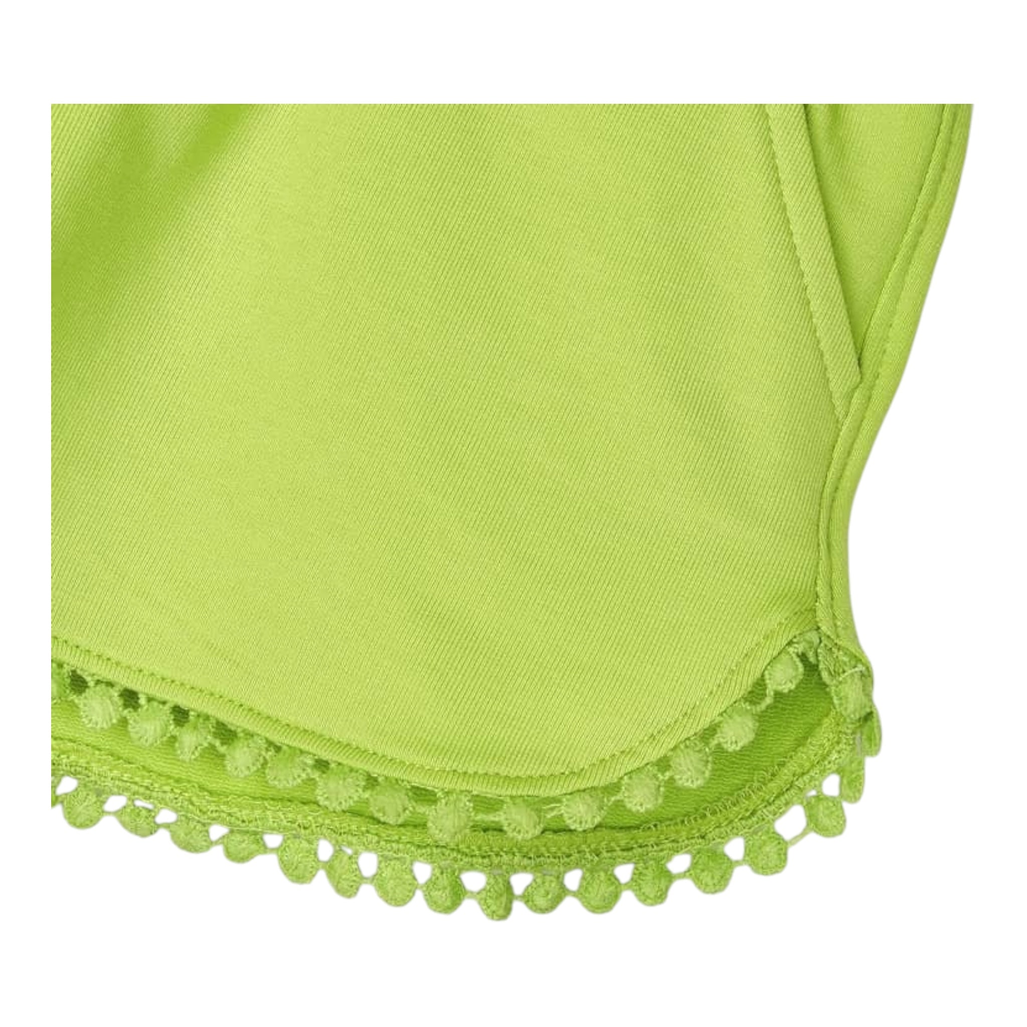 Mayoral Short Tinta Unica con Elastico In Vita per Bambina 607J VERDE ACIDO MAYORAL 