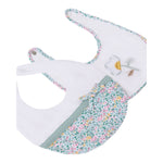 Mayoral Set Bavetta Tinta Unita con Stampe per Neonata 9875 BIANCO MAYORAL 