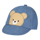 Mayoral Cappello Tinta Unita con Visiera E Stampa Orso per Neonato 9885 BLU MAYORAL 