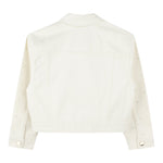 Michael Kors Giubbino Denim Tinta Unita con Applicazioni per Bambina R30293 CREMA MICHAEL KORS 