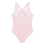 Michael Kors Costume Intero Tinta Unita con Stampa per Bambina R30302 ROSA MICHAEL KORS 