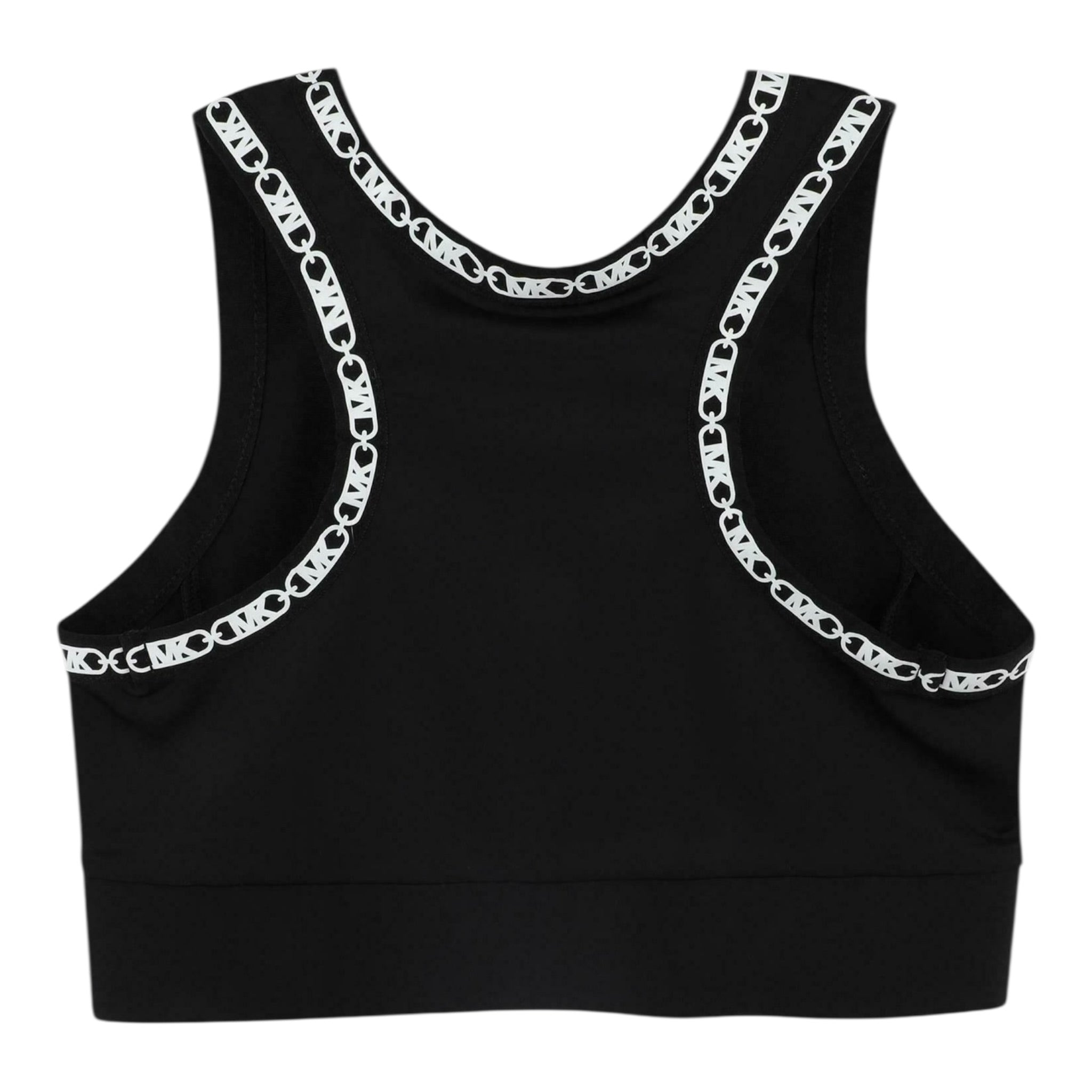 Michael Kors Top Tinta Unita con Contrasti per Bambina R30323X NERO MICHAEL KORS 