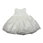 Mini Banda Abito Cerimonia Giromanica Tinta Unita per Neonata 35732 BIANCO MINI BANDA 